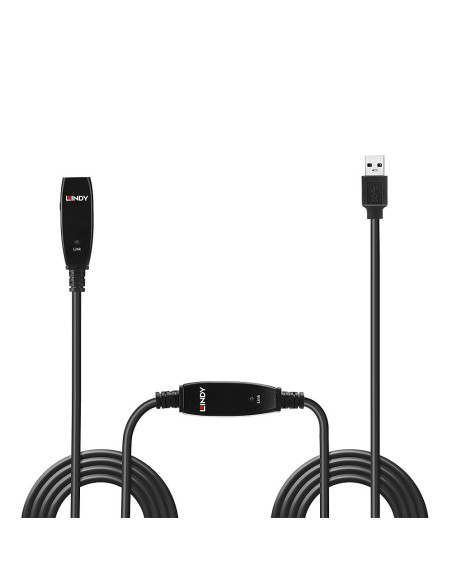 Lindy 43322 cable USB USB 3.2 Gen 1 (3.1 Gen 1) 15 m USB A Negro