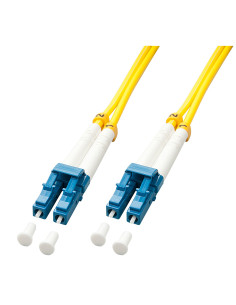 Lindy 47451 Cable de fibra óptica e InfiniBand 2 m LC Amarillo