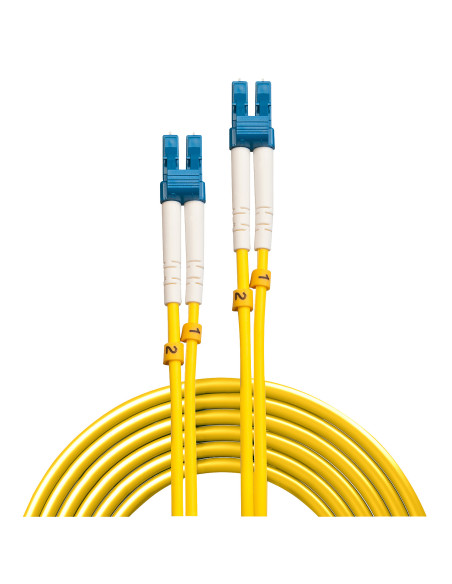Lindy 47450 Cable de fibra óptica e InfiniBand 1 m LC Amarillo