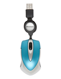 Verbatim Go Mini ratón Oficina Ambidextro USB tipo A Óptico 1000 DPI