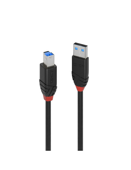 Lindy 43227 cable USB USB 3.2 Gen 1 (3.1 Gen 1) 10 m USB A USB B Negro