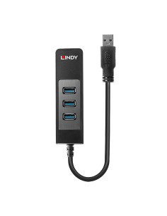 Lindy 43176 hub de interfaz USB 3.2 Gen 1 (3.1 Gen 1) Type-A 5000 Mbit s Negro 2