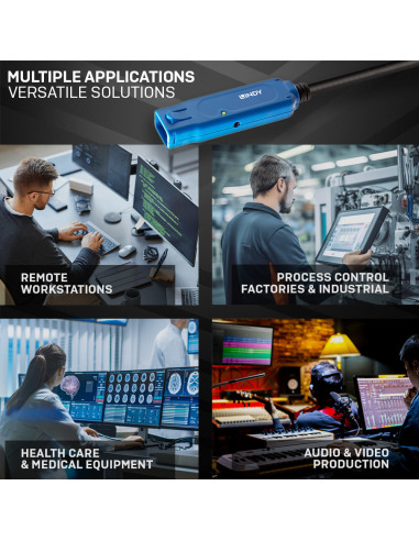 Lindy 43158 cable USB USB 3.2 Gen 1 (3.1 Gen 1) 8 m USB A Negro