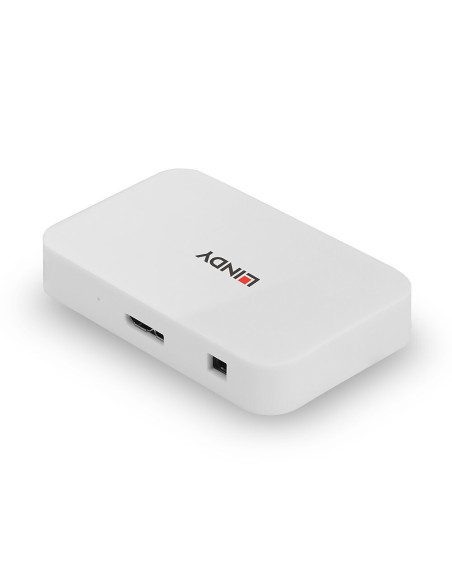 Lindy 43143 hub de interfaz USB 3.2 Gen 1 (3.1 Gen 1) Type-A 5000 Mbit s Blanco