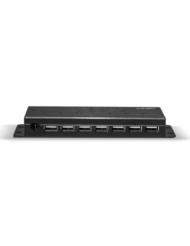 Lindy 42794 hub de interfaz USB 2.0 Type-B 480 Mbit s Negro