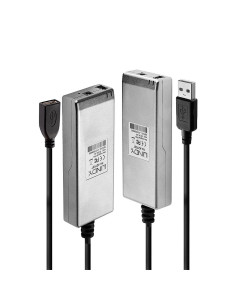 Lindy 42702 ampliador de red Transmisor y receptor de red Gris