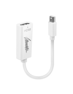 Lindy 41719 adaptador de cable de vídeo Mini DisplayPort HDMI Blanco