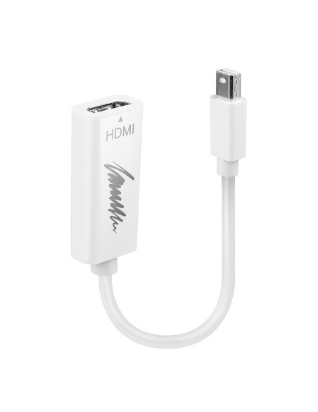 Lindy 41719 adaptador de cable de vídeo Mini DisplayPort HDMI Blanco