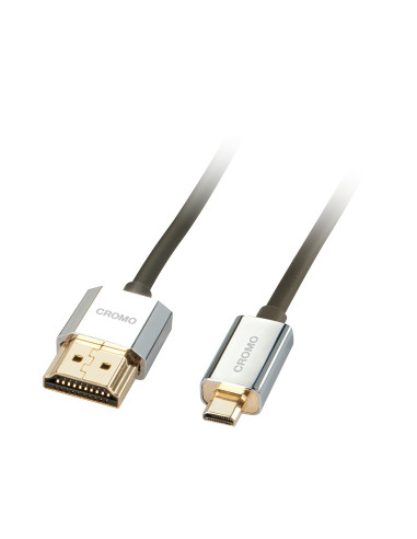 Lindy 41681 cable HDMI 1 m HDMI tipo A (Estándar) HDMI tipo D (Micro) Negro