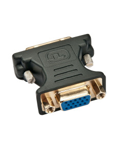 Lindy 41199 cambiador de género para cable VGA DVI-I Negro, Oro 2