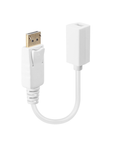 Lindy 41060 adaptador de cable de vídeo 0,15 m DisplayPort Mini DisplayPort Blanco