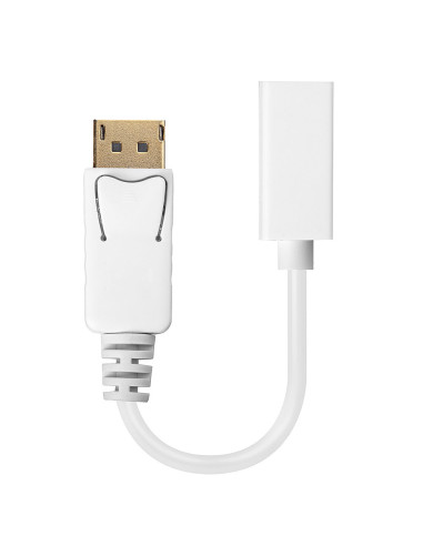 Lindy 41060 adaptador de cable de vídeo 0,15 m DisplayPort Mini DisplayPort Blanco