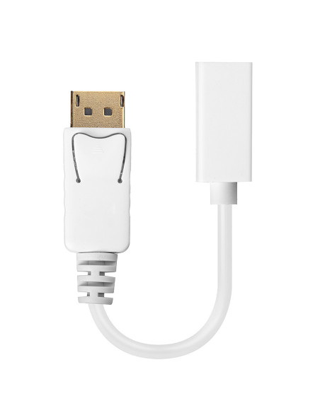 Lindy 41060 adaptador de cable de vídeo 0,15 m DisplayPort Mini DisplayPort Blanco