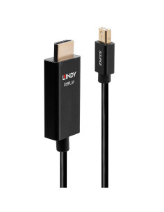 Lindy 40922 adaptador de cable de vídeo 2 m Mini DisplayPort HDMI tipo A (Estándar) Negro