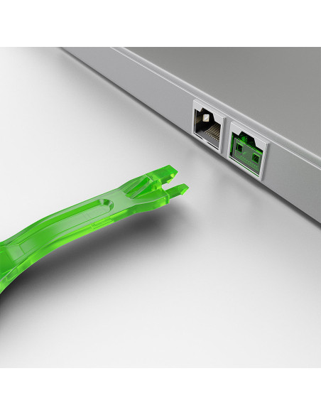 Lindy 40631 bloqueador de puerto Llave de bloqueador de puerto RJ-45 Verde Acrilonitrilo butadieno estireno (ABS) 1 pieza(s)