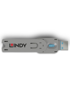 Lindy 40622 bloqueador de puerto Llave de bloqueador de puerto USB tipo A Azul Acrilonitrilo butadieno estireno (ABS) 1 pieza(s) 2