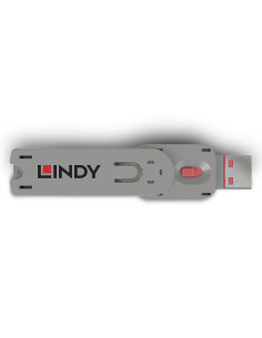 Lindy 40620 bloqueador de puerto Llave de bloqueador de puerto USB tipo A Rosa Acrilonitrilo butadieno estireno (ABS) 1 pieza(s) 2