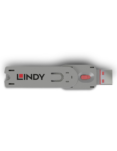 Lindy 40620 bloqueador de puerto Llave de bloqueador de puerto USB tipo A Rosa Acrilonitrilo butadieno estireno (ABS) 1 pieza(s)
