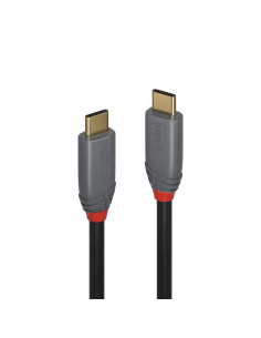 Lindy 36901 cable USB 1 m USB C Negro, Gris