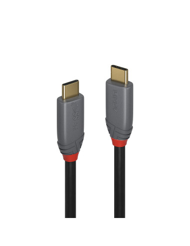Lindy 36901 cable USB 1 m USB C Negro, Gris