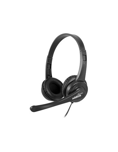 NGS VOX505USB auricular y casco Auriculares Alámbrico Diadema USB tipo A Negro