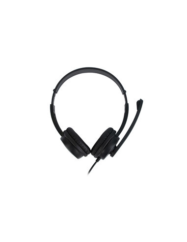 NGS VOX505USB auricular y casco Auriculares Alámbrico Diadema USB tipo A Negro