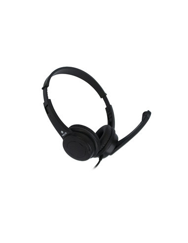 NGS VOX505USB auricular y casco Auriculares Alámbrico Diadema USB tipo A Negro