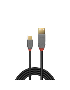 Lindy 36885 cable USB USB 2.0 0,5 m USB A USB C Negro, Gris 2