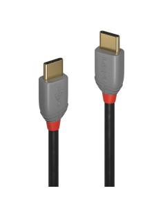 Lindy 36873 cable USB USB 2.0 3 m USB C Negro, Gris