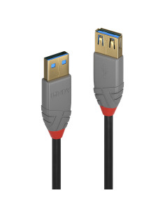 Lindy 36762 cable USB USB 3.2 Gen 1 (3.1 Gen 1) 2 m USB A Negro