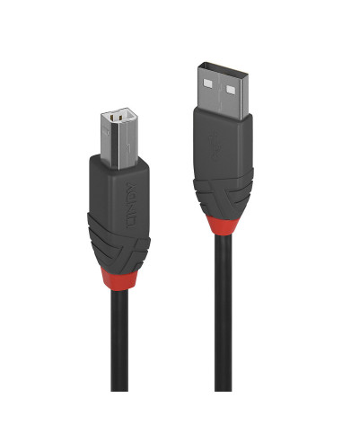 Lindy 36675 cable USB USB 2.0 5 m USB A USB B Negro