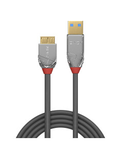 Lindy 36658 cable USB USB 3.2 Gen 1 (3.1 Gen 1) 2 m USB A Micro-USB B Gris 2