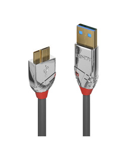 Lindy 36656 cable USB USB 3.2 Gen 1 (3.1 Gen 1) 0,5 m USB A Micro-USB B Gris
