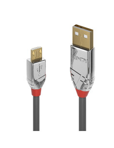Lindy 36654 cable USB USB 2.0 5 m USB A Micro-USB B Gris