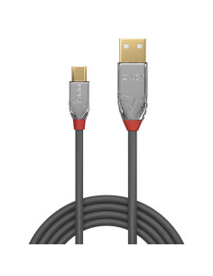 Lindy 36654 cable USB USB 2.0 5 m USB A Micro-USB B Gris 2