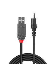 Lindy 70266 cable de transmisión Negro 1,5 m USB A 2