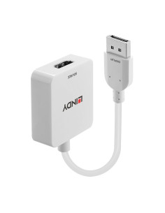 Lindy 38303 adaptador de cable de vídeo 0,095 m HDMI tipo A (Estándar) DisplayPort Blanco