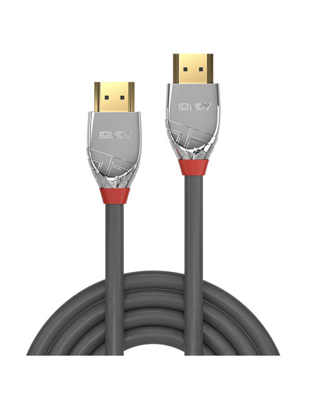 Lindy 37872 cable HDMI 2 m HDMI tipo A (Estándar) Gris, Plata