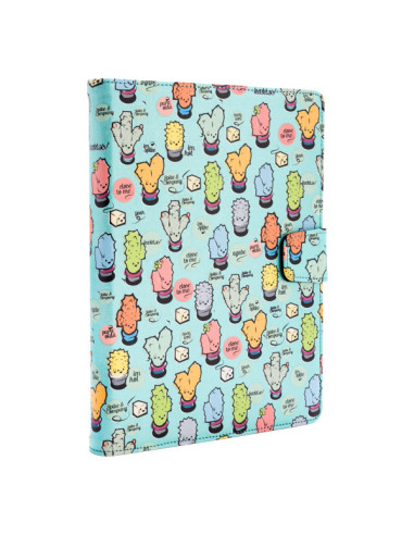 SilverHT Funda Universal Rotatory 360º (9 - 10.1'') Cactoos Green metal