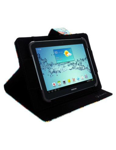 SilverHT Funda Universal Rotatory 360º (9 - 10.1'') Cactoos Green metal