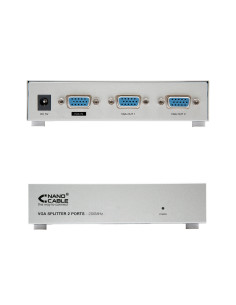 Nanocable VGA DUPLICADOR PARA 2 MONITORES CON ALIM. 2