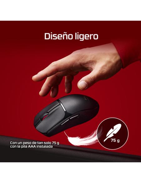 HyperX Ratón inalámbrico gaming Pulsefire Fuse (negro)