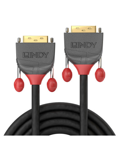Lindy 36240 cable DVI 10 m DVI-D Negro