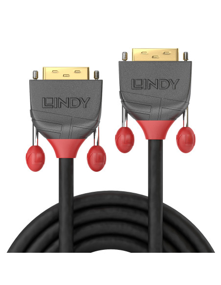 Lindy 36240 cable DVI 10 m DVI-D Negro
