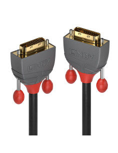Lindy 36227 cable DVI 15 m DVI-D Negro