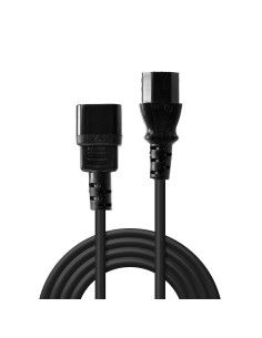 Lindy 30321 cable de transmisión Negro 1 m C14 acoplador C13 acoplador 2