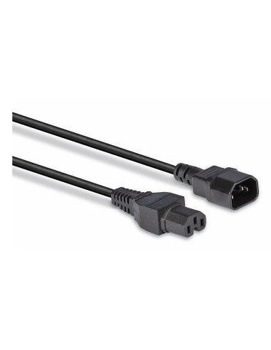 Lindy 30314 cable de transmisión Negro 2 m C14 acoplador C15 acoplador