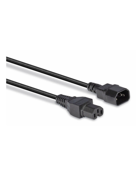Lindy 30314 cable de transmisión Negro 2 m C14 acoplador C15 acoplador