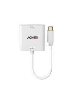 Lindy 43355 adaptador de cable de vídeo USB Tipo C VGA (D-Sub) Blanco 2
