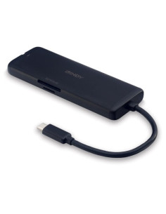 Lindy 43358 base para portátil y replicador de puertos Alámbrico USB 3.2 Gen 1 (3.1 Gen 1) Type-C Negro 2